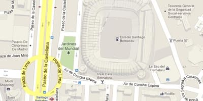 Bernabeu نقشہ