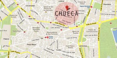 میڈرڈ chueca نقشہ