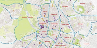 Barrio salamanca میڈرڈ کا نقشہ
